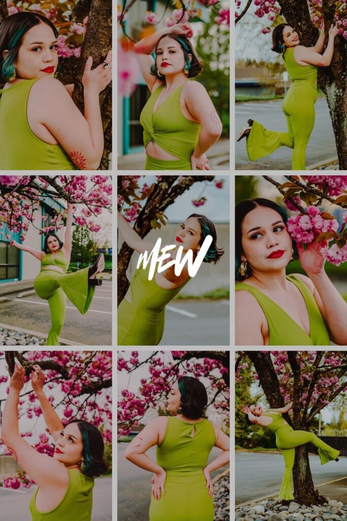 Spring inspired photography concept and creative mood board