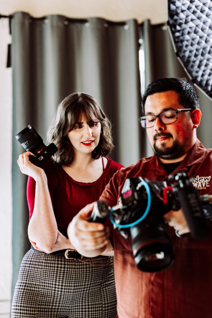 stress-free brand shoot example in a local photography studio