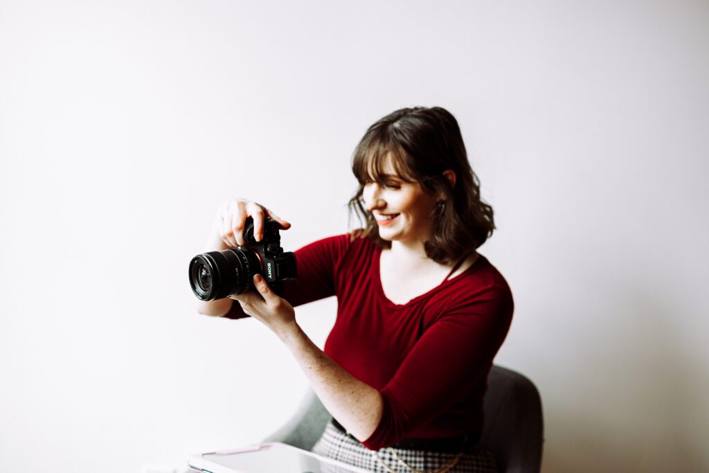entrepreneur standing out with unique brand photography in Portland Austin