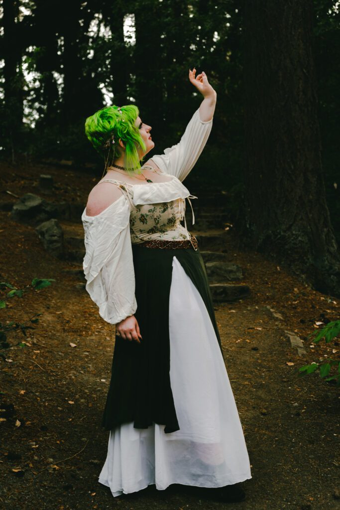 Golden hour photoshoot portland oregon fairtyle magic photography